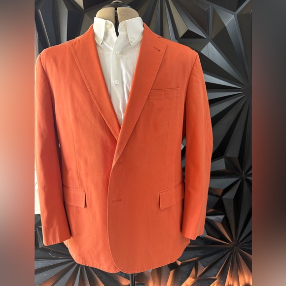 Brooks Brothers Other - Brooks Brothers Regent Fit Orange Blazer